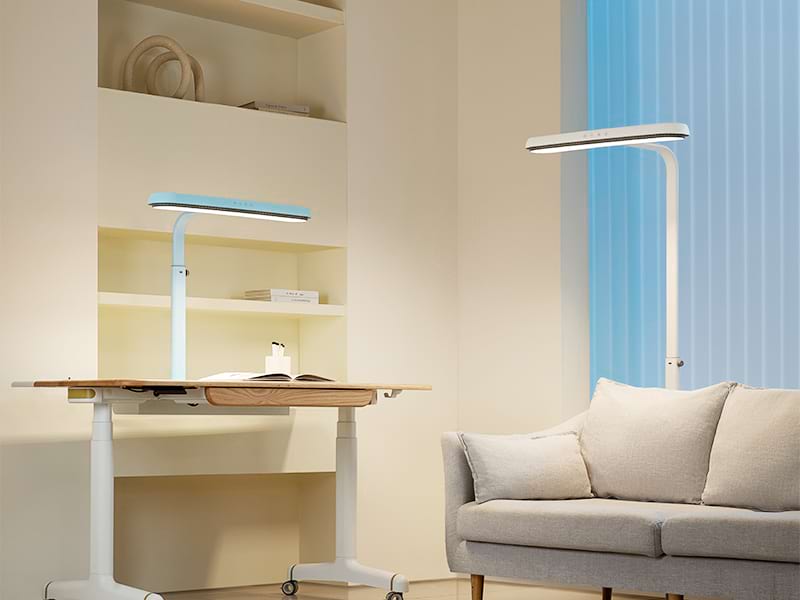 Сценарий с лампой для защиты глаз